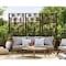 Ejoy 82'' x 32'' x 24'' Brown Decorative Metal Trellis Standing Panel Outdoor/Indoor MT_Bamboo82x32x24inch - alternate 2
